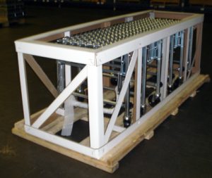 SURECrate packaging for industrial equipment on a pallet