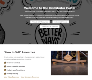 sales portal for distributors