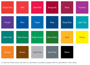 Print Color Options
